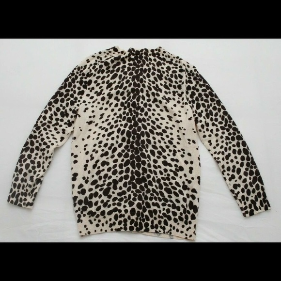 J Crew Leopard Print Cheetah Button Down Cardigan - Picture 4 of 4